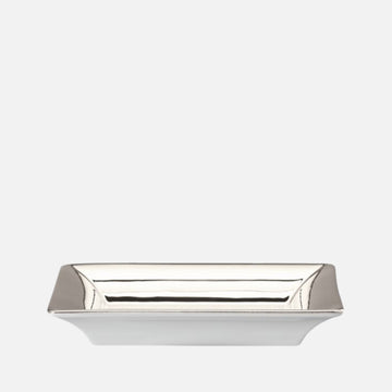 Barocco Rose Dish – Pink Porcelain Decorative Tray, 15 cm