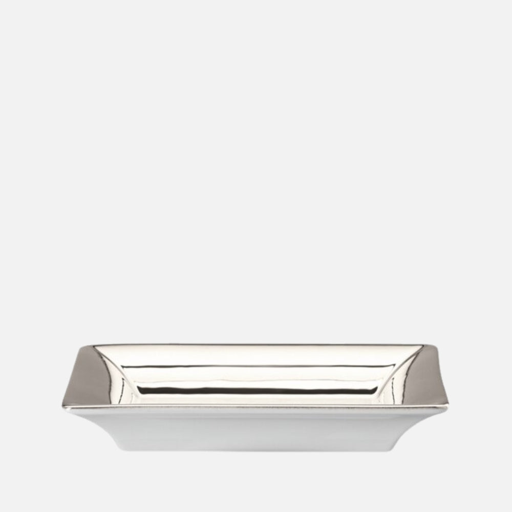 Barocco Rose Dish – Pink Porcelain Decorative Tray, 15 cm