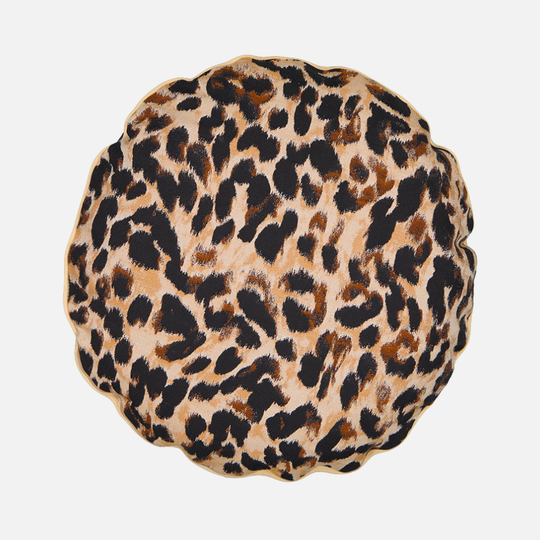 Bomboloni Round Leopard Cushion — The Socialite Family