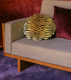 Bomboloni Tiger Velvet Round Cushion