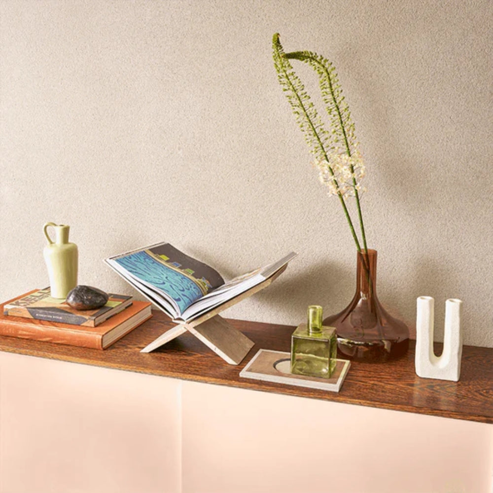 Travertine Handmade Bookbed – Natural