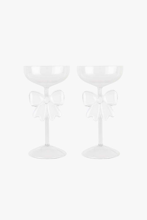 Bow Coupe Glass, Clear