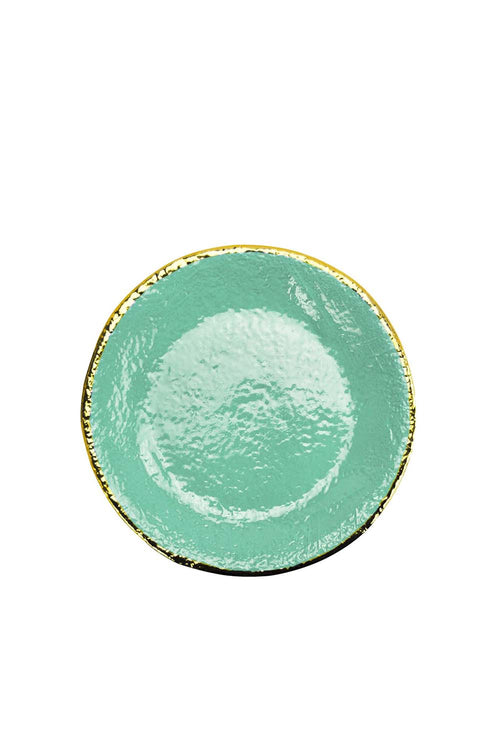 Preta Side Plate, 20cm, Aquamarine