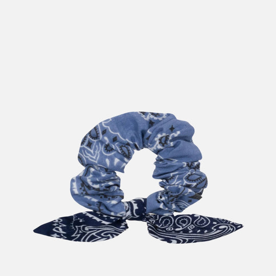 Call It  Chouchou Chambray/Navy Hair Scrunchie