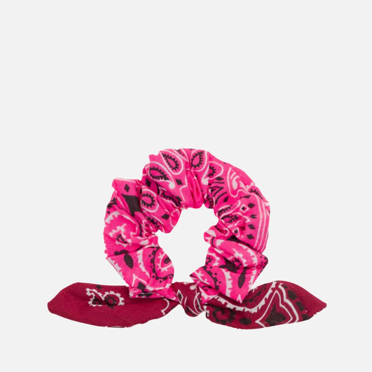 Call It Chouchou Fuchsia/ Bordeaux Hair Scrunchie