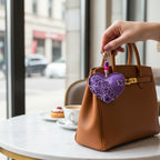 Call It Porte-Clés - حلقة مفاتيح Coeur Lilas/Mint