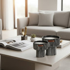 Zebra Bowl Scented Candle ( L )