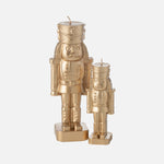 Gold Nutcracker Candle – Large Decorative