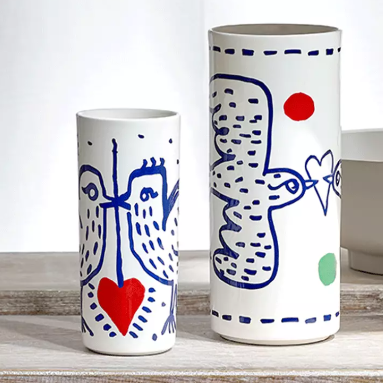 Small straight vase - L'Archipel Sentimental