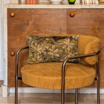 Carino Cushion in Green Foliage Tapestry Fabric (50 x 30 cm)