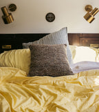 Carino Brown & Green Tweed Effect Cushion (45 x 45 cm)