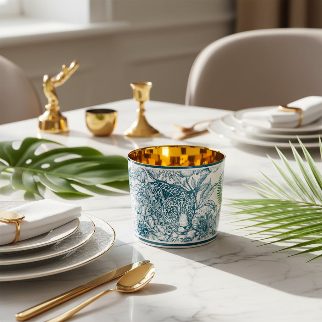 Champagne Goblet Leopard