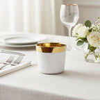 كأس شمبانيا أبيض، منقوش بنقش رود