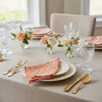 Coral &amp; Trellis Luncheon Napkins