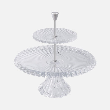 حامل كراون جول للعرض من طبقتين للمنزل