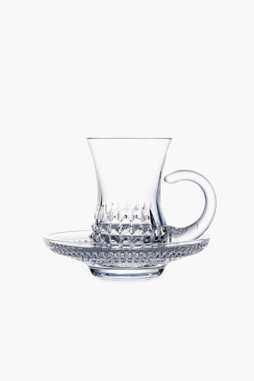 Diamond Istikana with Saucer, Set of 2