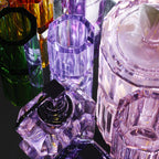 Countertop Crystal Glass Toothbrush Holder