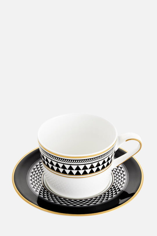 Mosaiques De Baalbek Tea Cup & Saucer 23Cl G.B.