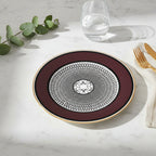 Elie Saab Burgundyburgundy B & B Plate 16Cm