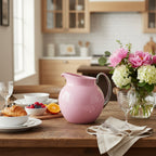 Palla Pink Gloss Acrylic Pitcher – Enamel Look