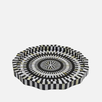 Finlay Inlay Tray – Handcrafted Decorative Serving Tray