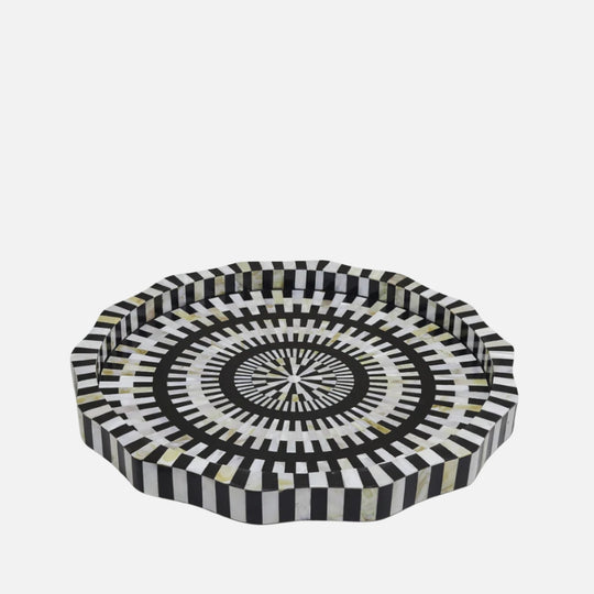 Finlay Inlay Tray – Handcrafted Decorative Serving Tray