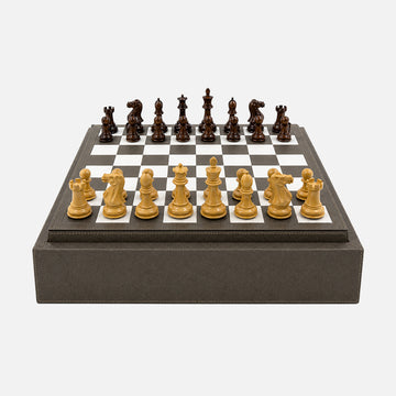 Triple Game Box – Chess, Draughts & Domino
