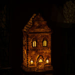 Gingerbread LED House Figurine – Holiday Decoration