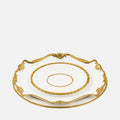 Golden Finds Serving Set, 3 Plates