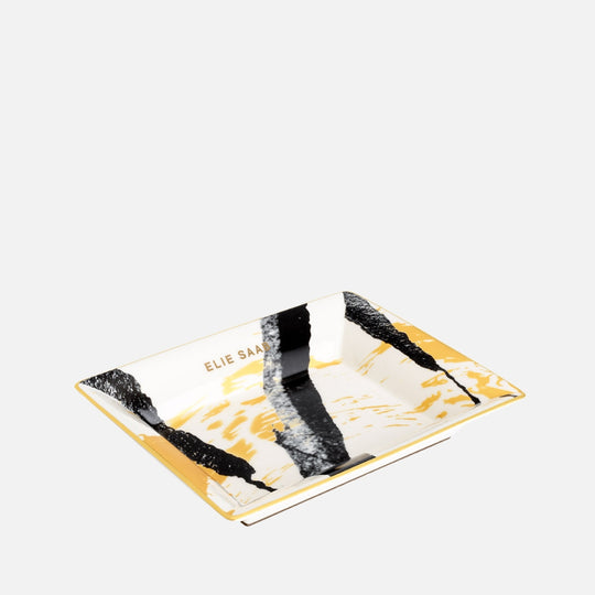 Golden Sumi-Elarge Vide-Poche 20X16Cm W. Leather G.B.