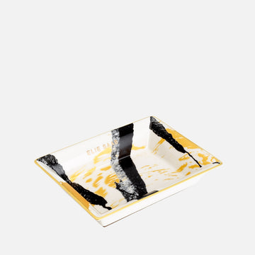 Golden Sumi-Esmall Vide-Poche 12X16Cm W/Leather GB