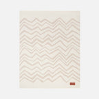 قماش جرافيتي من الصوف البكر بمقاس 135×180 سم بنقشة شيفرون 