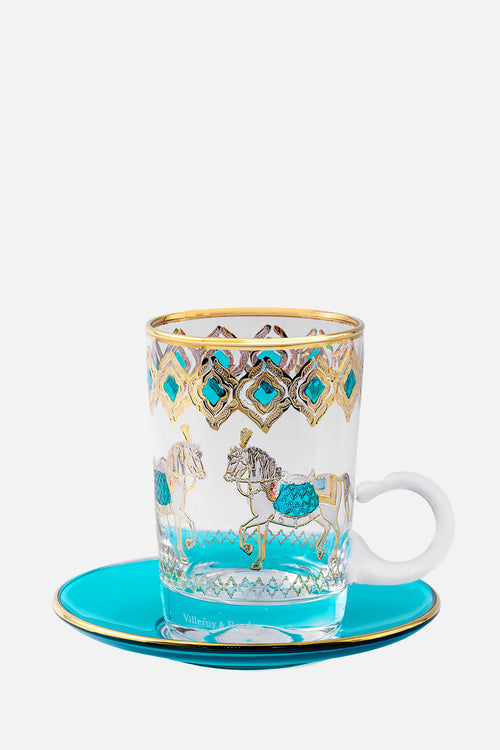 Horse Tiffany S/6 Tea Cup w/Saucer 120mL for Home