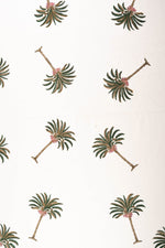 Hand-Printed Cotton Tablecloth