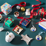 Zebra Stacking Dish - Porcelain with Gold Accents