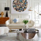 مزهرية كبيرة مذهبة دورا مار - بورسلين ذهبي