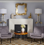 مزهرية جالا دائرية مطلية بالذهب - قطعة فنية من البورسلين الذهبي