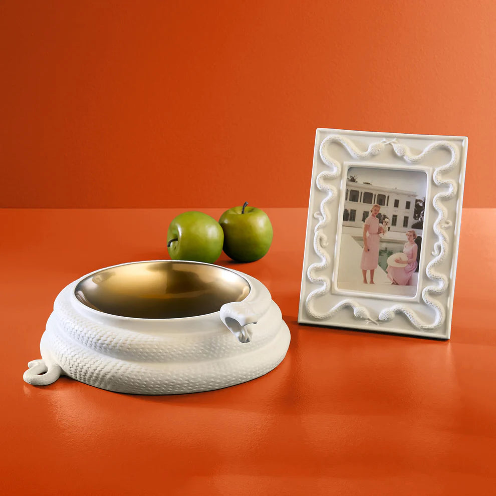 إطار إيدن ٤×٦ - بورسلين ثعبان منحوت يدويًا