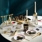 Chambeige Eye Tray – Brass & Mirrored Glass Decorative Tray