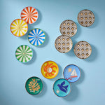 Playa Coasters - High-Fired Porcelain Set of Four