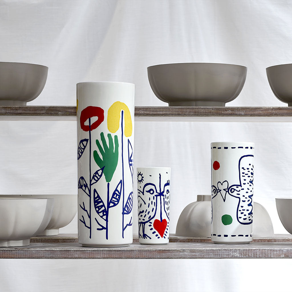 L'Archipel Sentimental Cylinder Vase, 15cm
