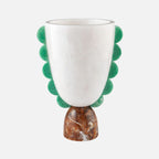 جرة كومو المزخرفة - أكريليك رخامي