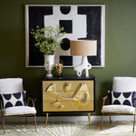 Gilded Dora Maar Urn - Gold Porcelain Decorative Vase