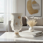 Gilded Dora Maar Urn - Gold Porcelain Decorative Vase