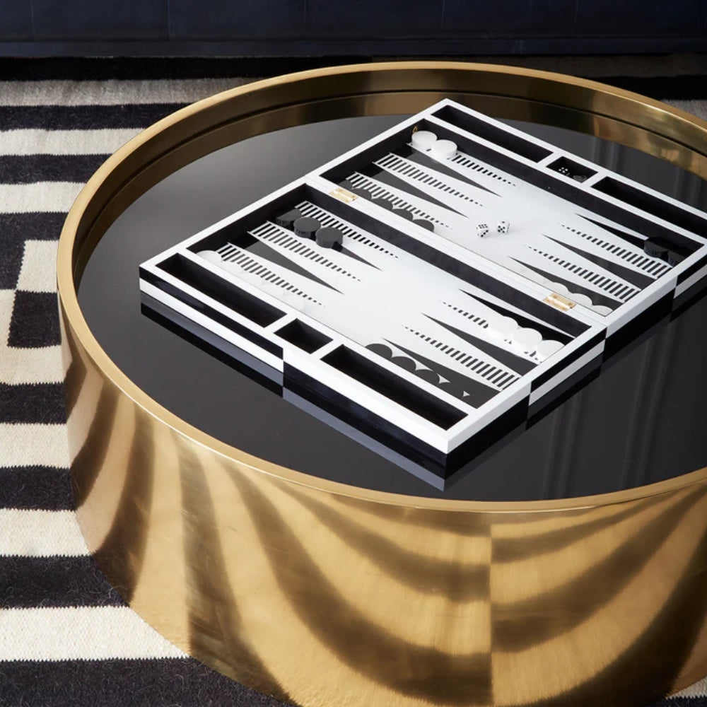 Op Art Backgamon Set, 47x57cm