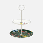 Jardin De Papillons 2 Tier Etagere