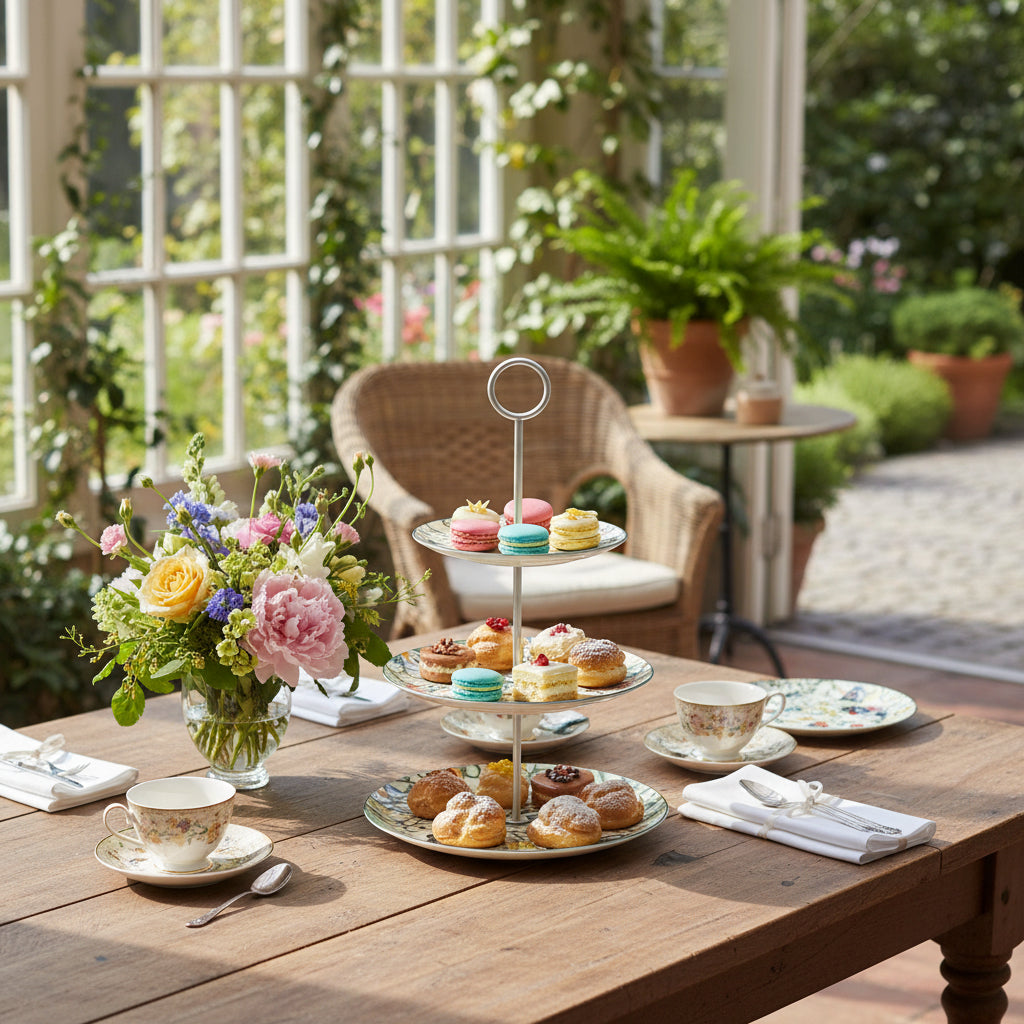 Jardin De Papillons 3-Tier Etagere