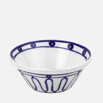 Kyma Blue Bowl – Hand-Painted 16 cm