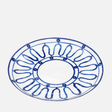 Kyma Blue Dinner Plate – Fine Porcelain 27 cm