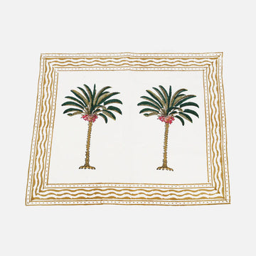 Green Palm Tree Cotton Placemat
